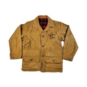 Vtg RedHead Hunting Field Jacket Canvas Barn Chore Coat Game Pouch Medium? READ